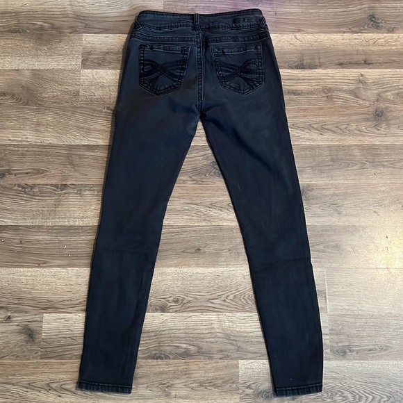 Wallflower Black Skinny Jeans Size 5 - Picture 4 of 4